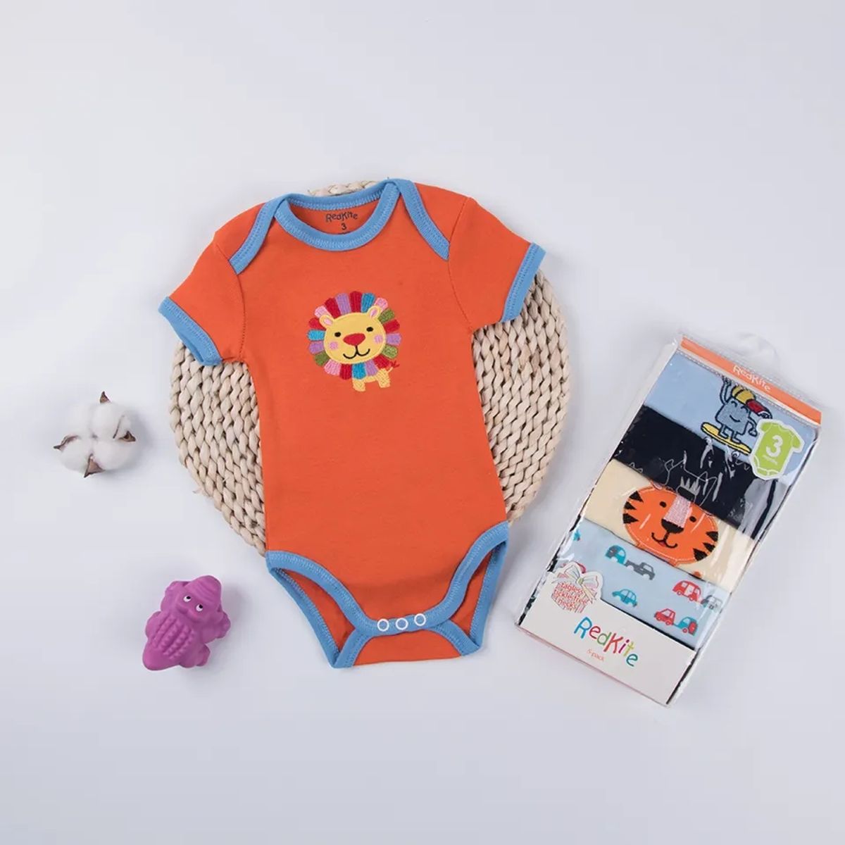 GENERICO - Set de Bodys Surtidos para Bebé Manga Corta Pack 5 - 100% Algodón