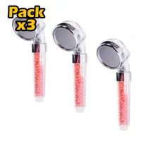Pack X3 Ducha Ahorro Agua Filtro Ducha Mango Filtrador Ducha