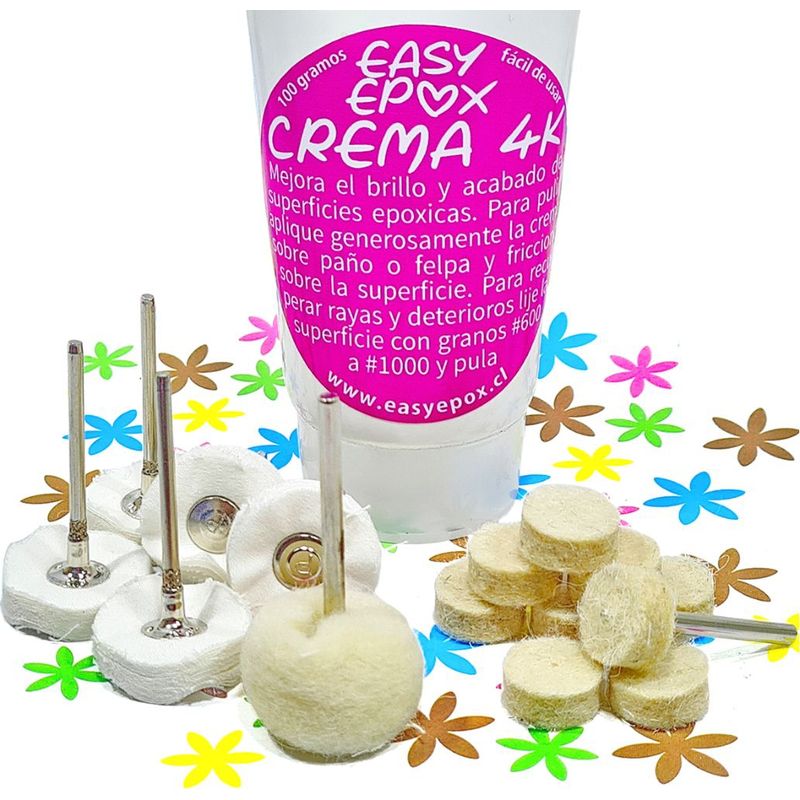 EASY EPOX - Micro Pulido De Resinas Epóxicas Kit De Suavidad Y Brillo