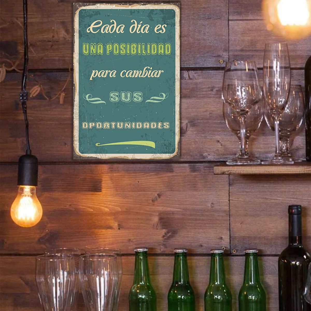 GENERICO - Cartel de Metal Vintage Oportunidades LM4