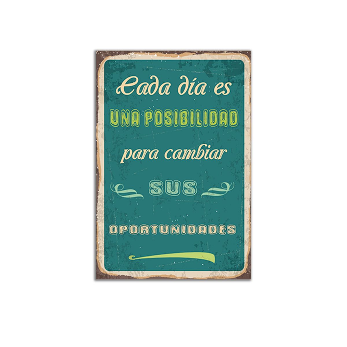 GENERICO - Cartel de Metal Vintage Oportunidades LM4