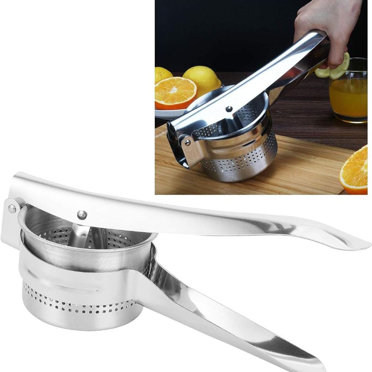 GENERICO - Prensa De Mano Para Cítricos Patatas Verduras Máxima Extracción