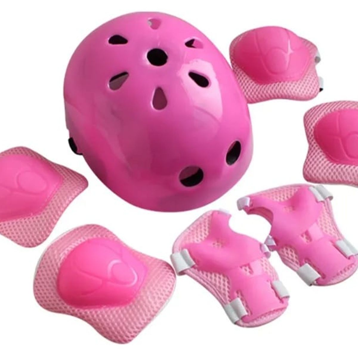 GENERICO - Patines Roller 4 Ruedas + Kit De Protección Casco
