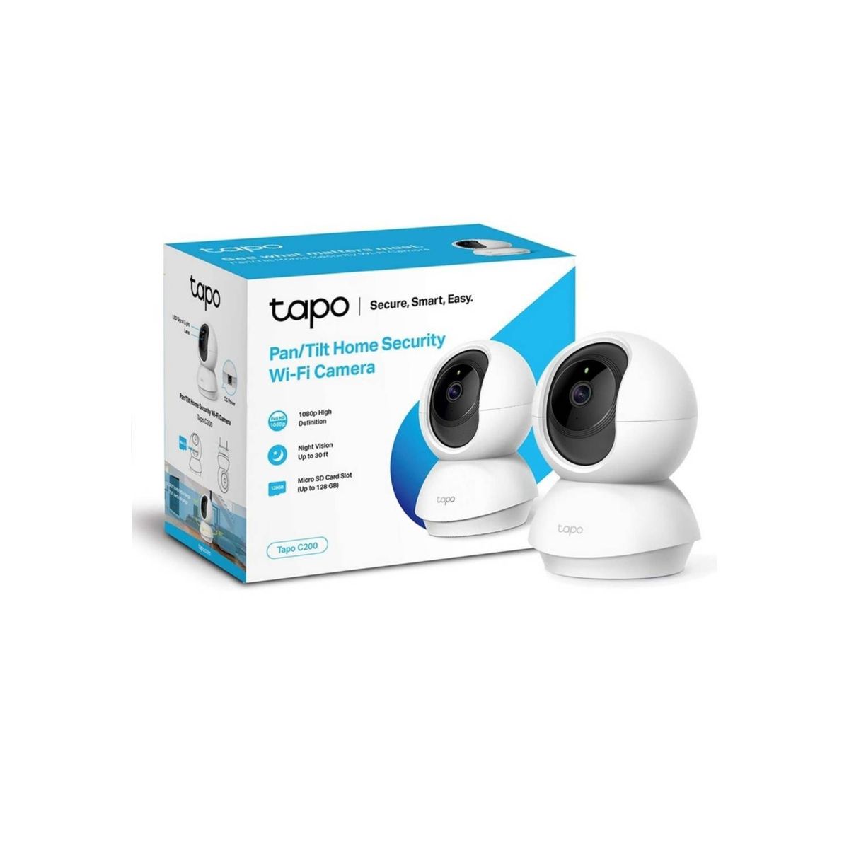 TP LINK - Camara De Seguridad Tp Link Tapo C200 Wifi Interior 360