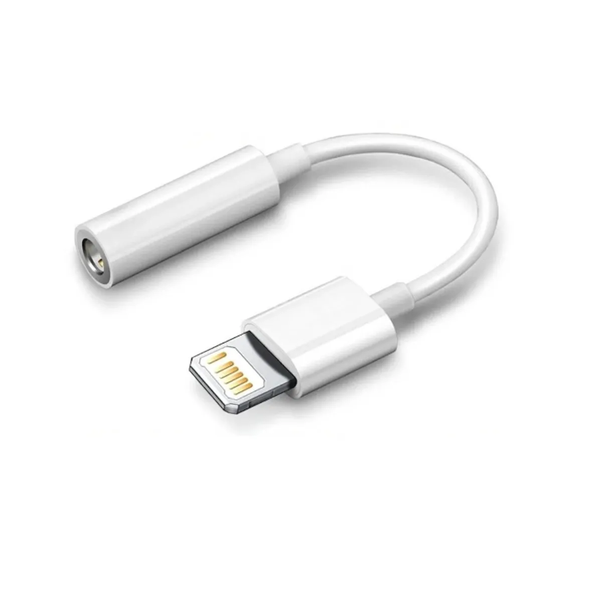 AIPHONE - Adaptador Audífonos para Iphone Lightning a Cable Audio Jack 3,5