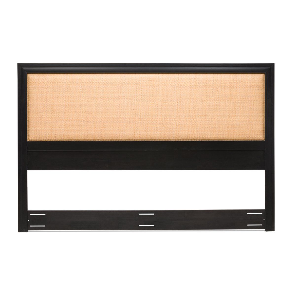 ROSEN - Respaldo Soho King Rosen Madera-Rattán Grafito