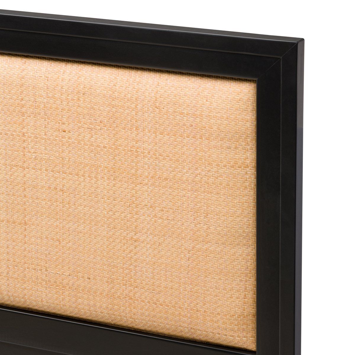 ROSEN - Respaldo Soho King Rosen Madera-Rattán Grafito