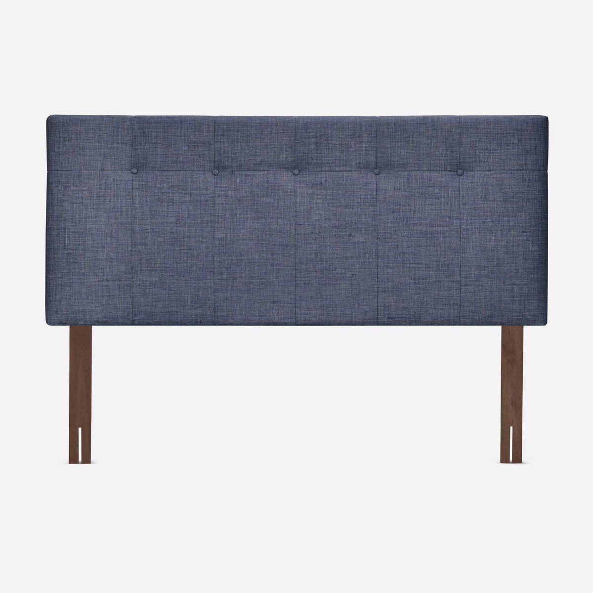 ROSEN - Respaldo Rosen New Bennet King Tela Azul Denim