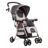 BEBESIT - Coche Paseo y Cuna Twister SX Gris