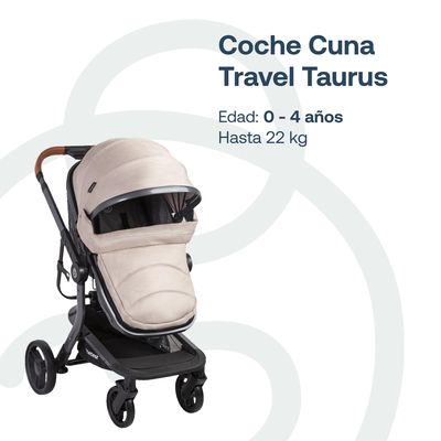 Imagen 2 del producto Coche Travel System Taurus Beige