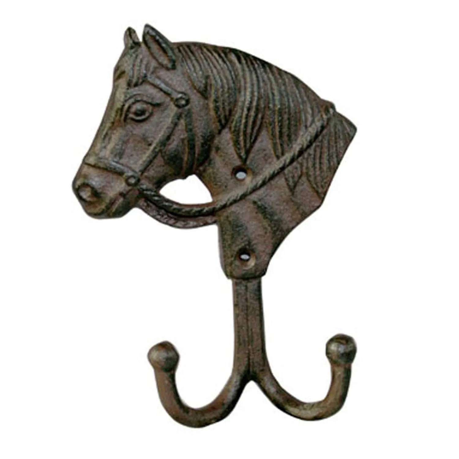 Perchero de pared diseño caballos ganchos Sodimac Chile