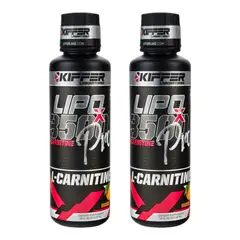KIFFER - PACK 2 LIPO X 3500 PRO L-CARNITINE 946 ML TOTAL -SABOR NARANJA -KIFFER