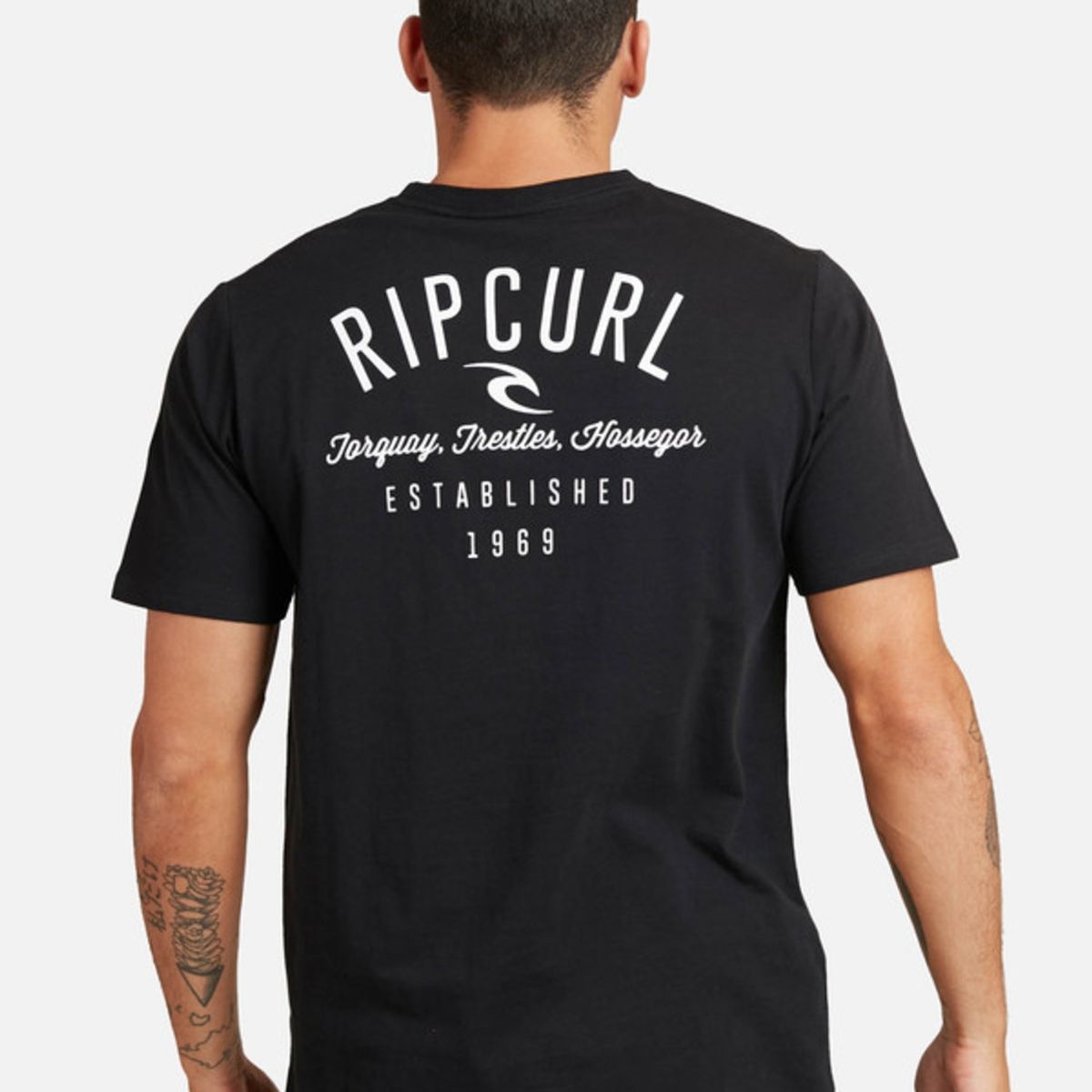 RIP CURL - Polera Psych Shred Negro Hombre Ripcurl