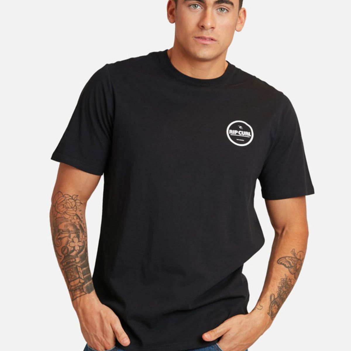 RIP CURL - Polera D`Ams Negro Hombre Ripcurl