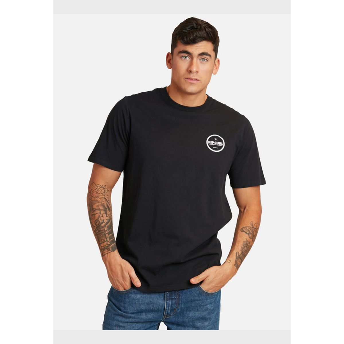 RIP CURL - Polera D`Ams Negro Hombre Ripcurl