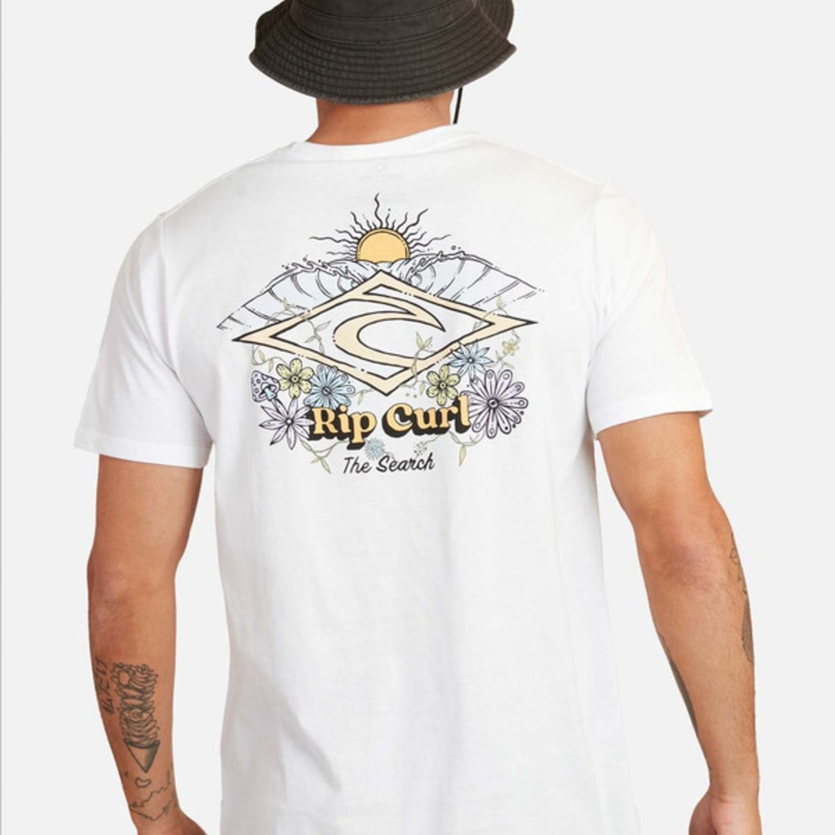 RIP CURL - Polera Crafters Blanco Hombre Ripcurl
