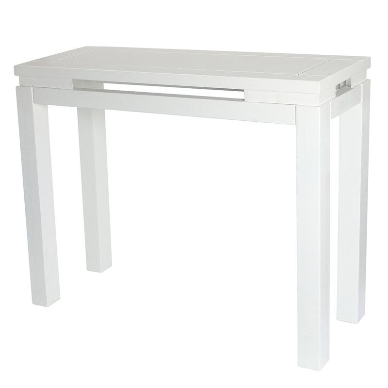 ARTHOME - MESA DE ARRIMO MARTINA COLOR MADERA BLANCO