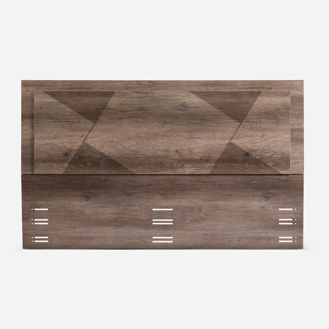 ROSEN - Set Respaldo King + Veladores Rosen Folgate Café