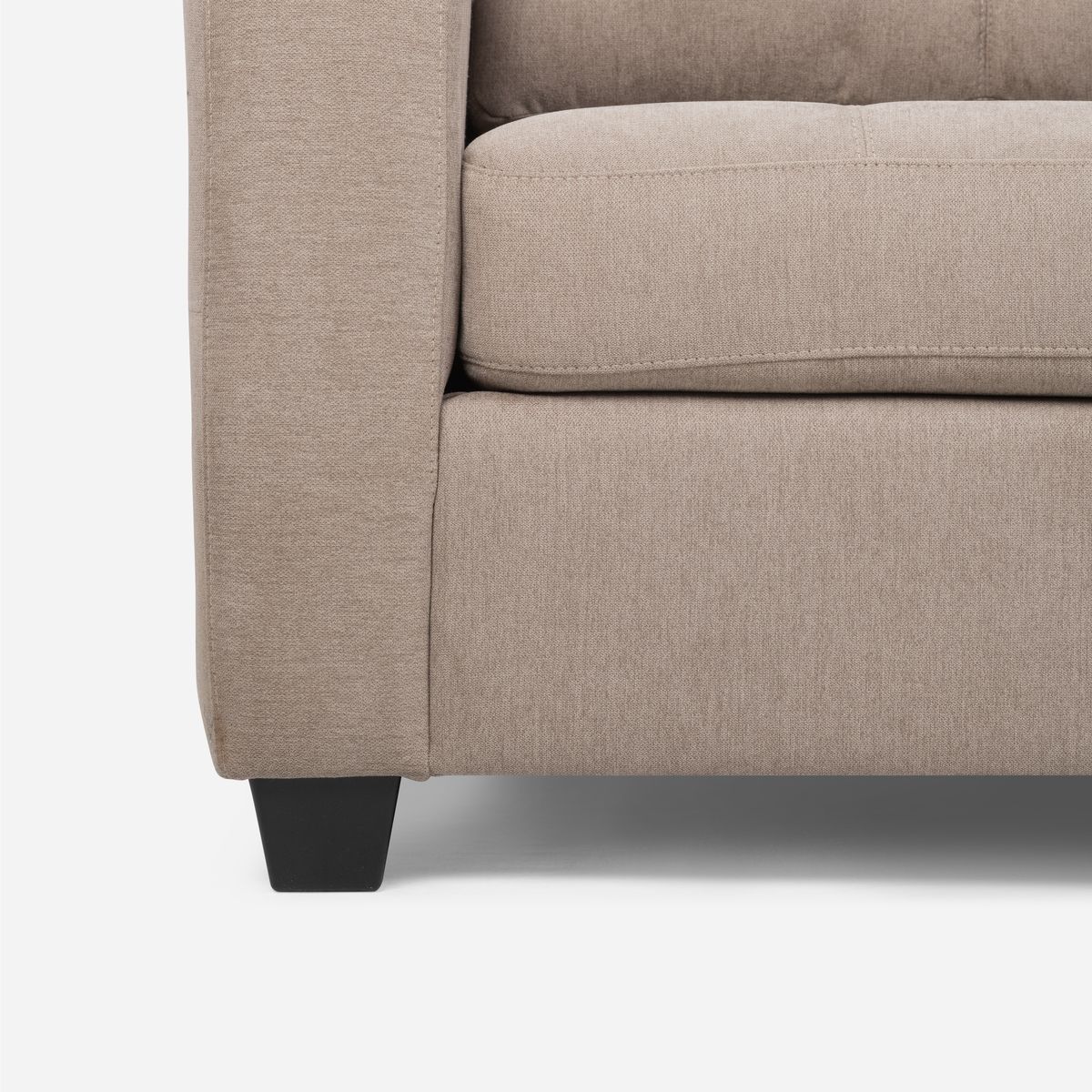 ROSEN - Sofá Cama Rosen Valentino 2 Cuerpos Tela Visón