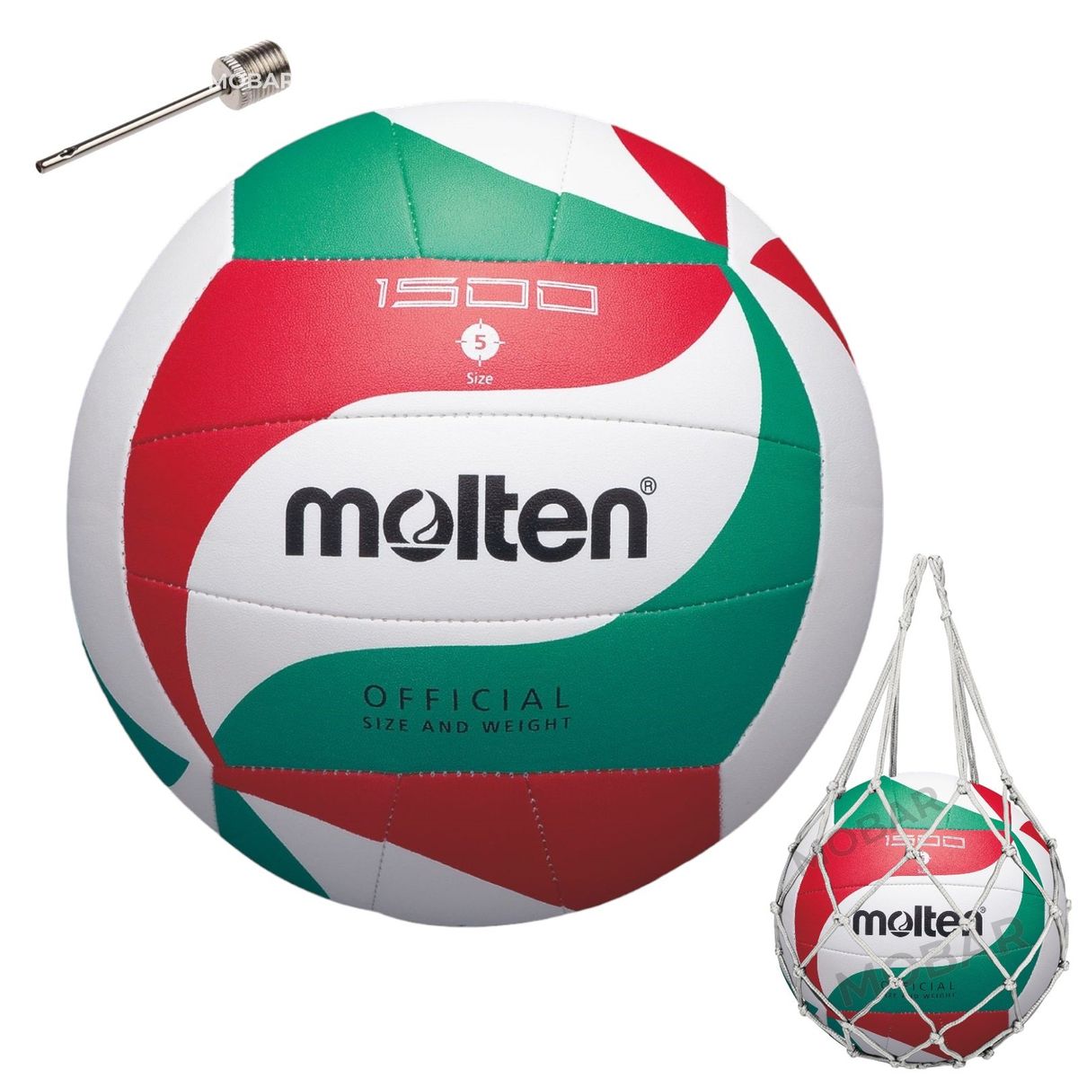 MOLTEN - Balon Voleibol Pelota Volleyball Voley Molten 1500 Serve N°5