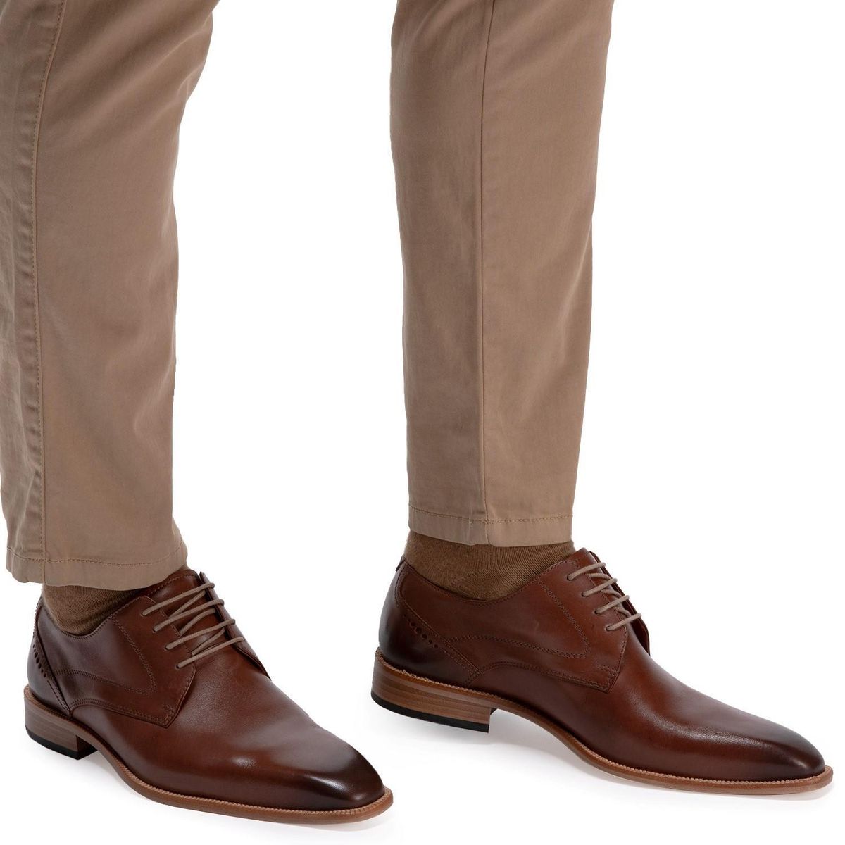 GUANTE - Zapato - Suela Natural - Guante - Cafe