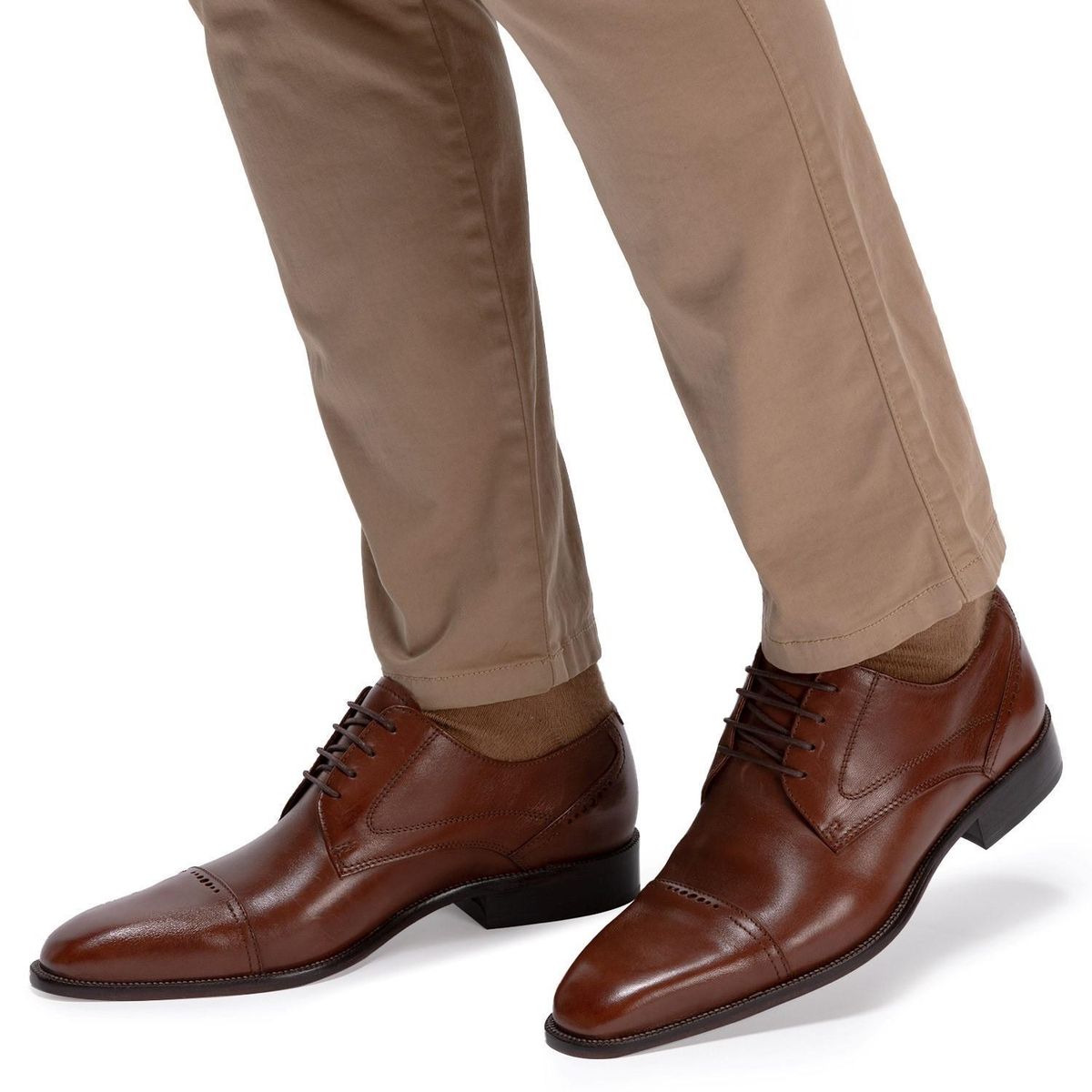 GUANTE - Zapato - Hombre - Suela - Guante - Brandy