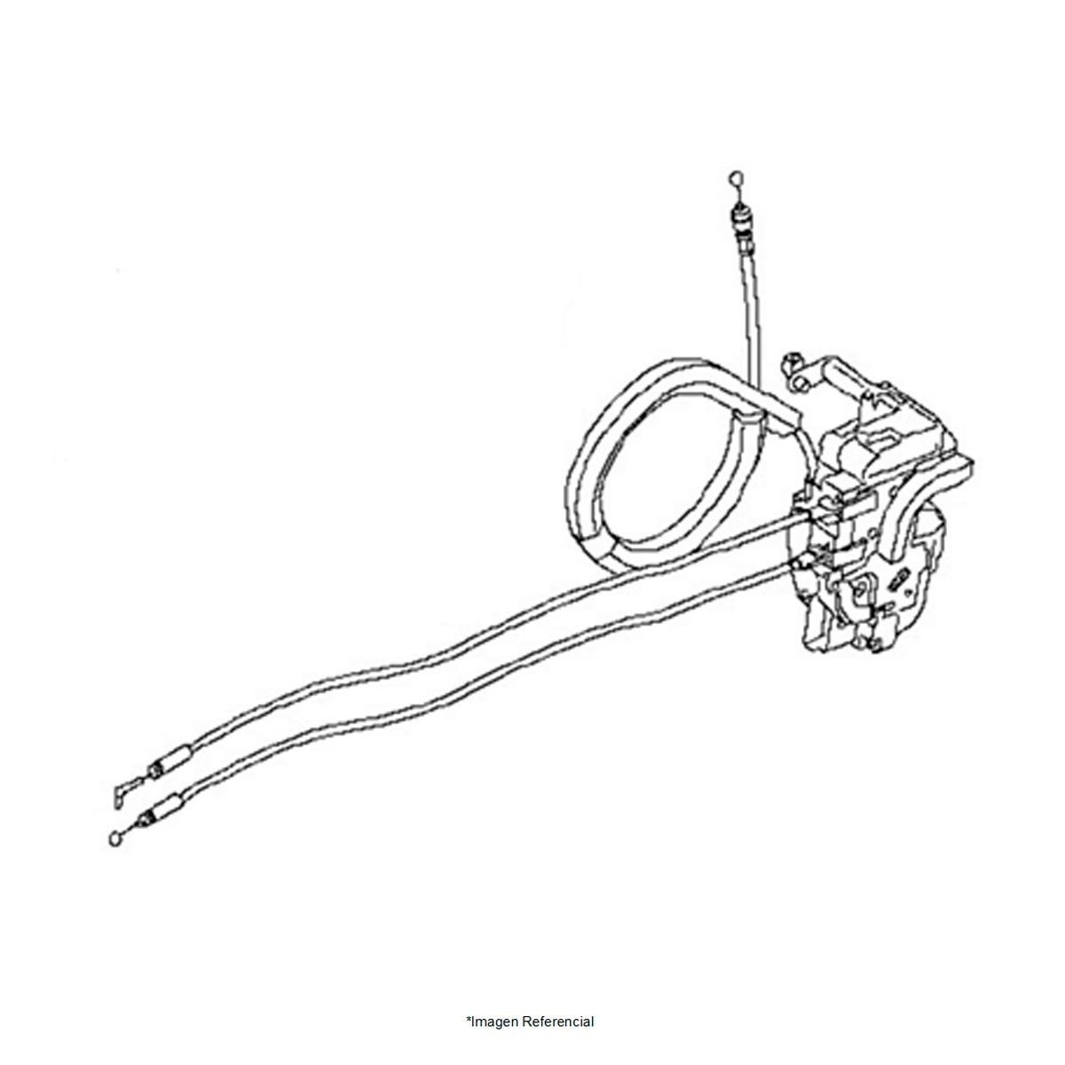 NISSAN - Chapa Puerta Delantera Derecha Nissan Versa Original