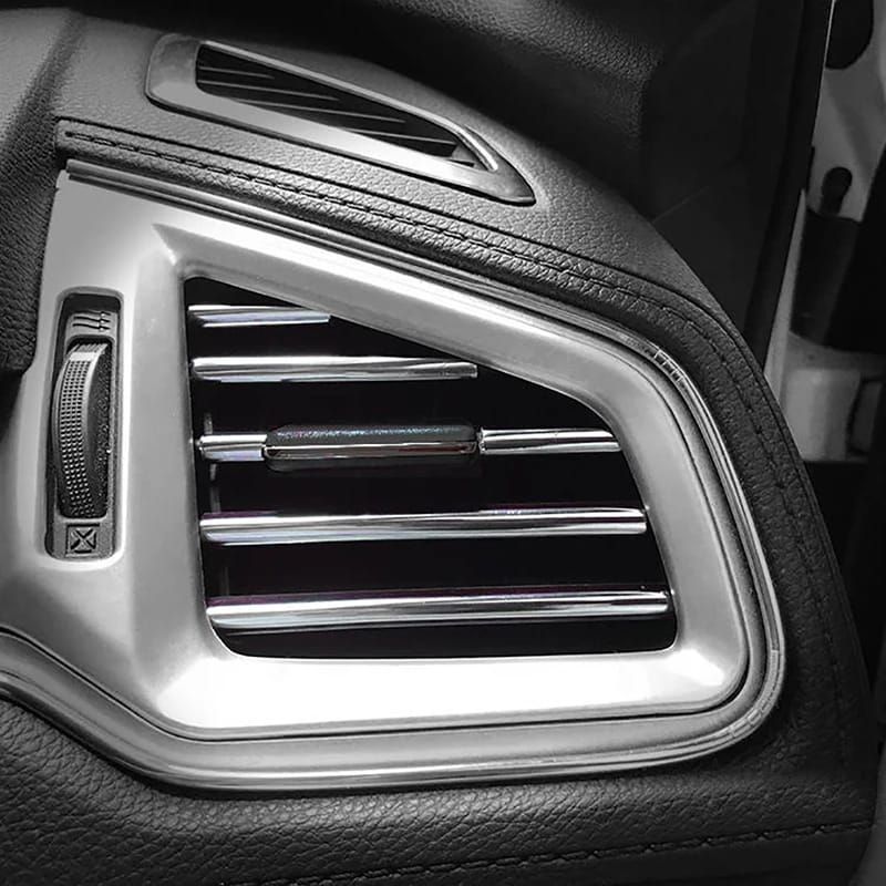 GENERICO - Moldura interior rejilla aire acondicionado de auto embutida