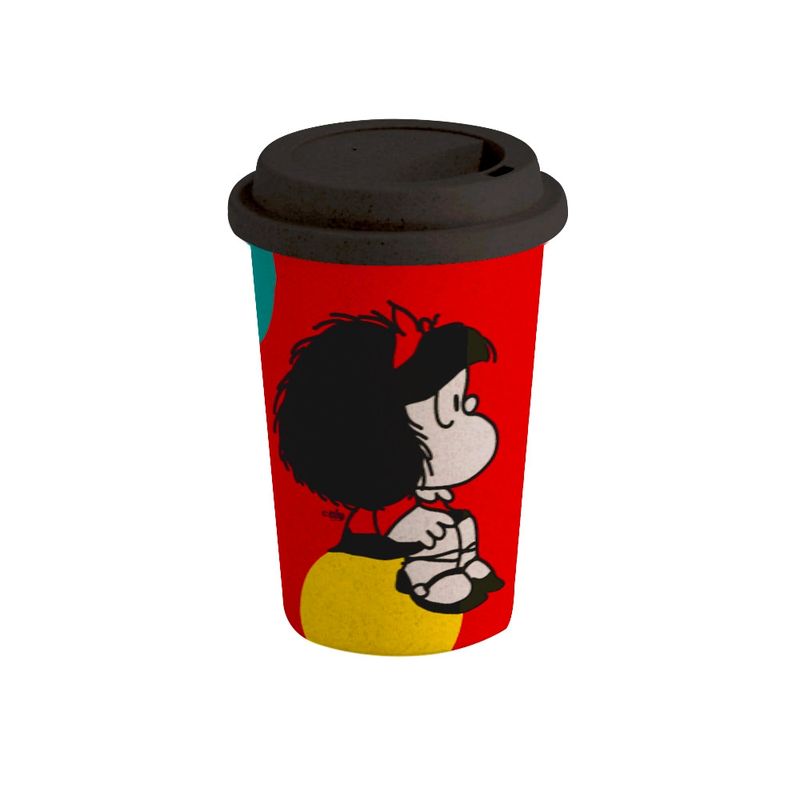 GENERICO - Vaso Ecologico de Bambu 350 ml – Mafalda sobre la pelota
