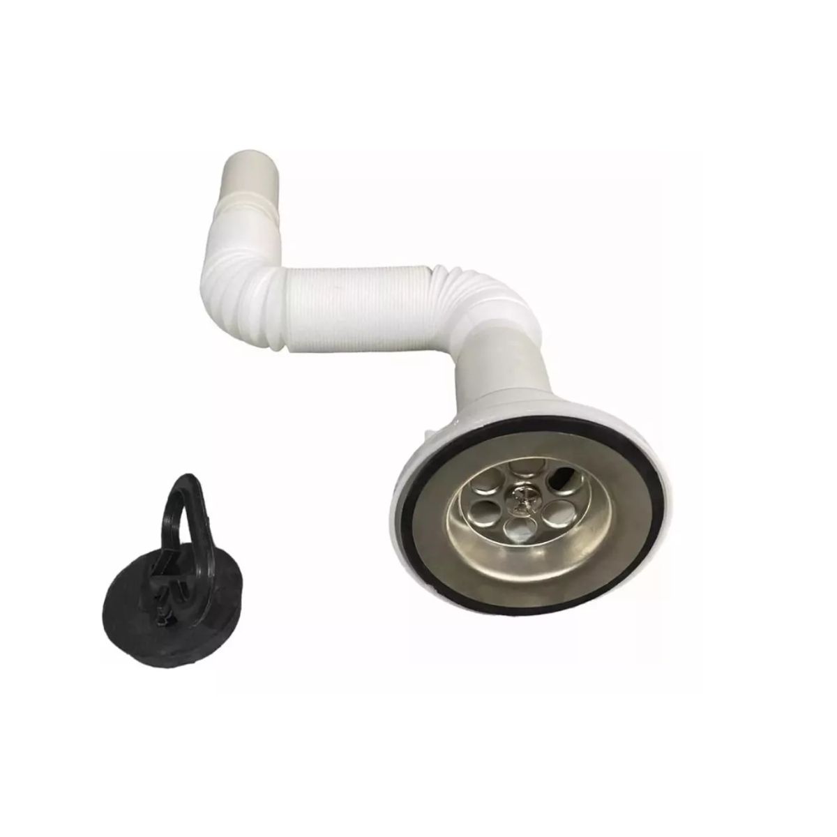 GENERICO - Desague con sifon corrugado lavamanos