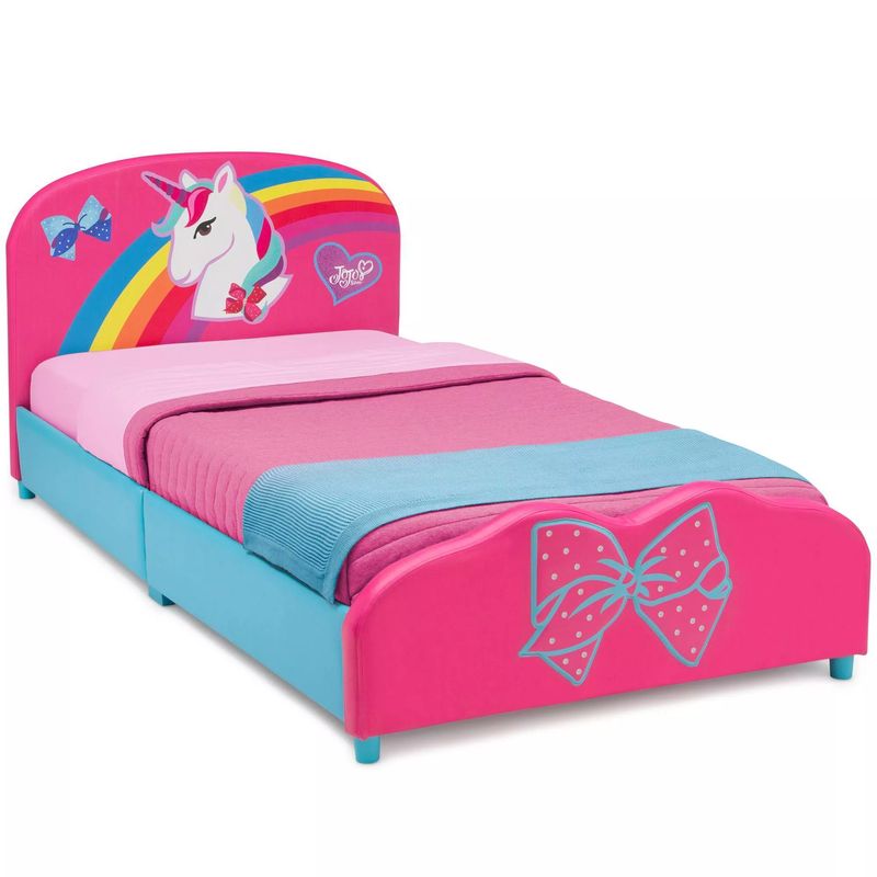 DELTA CHILDREN - CAMA TAPIZADA JOJO SIWA TAMAÑO TWIN