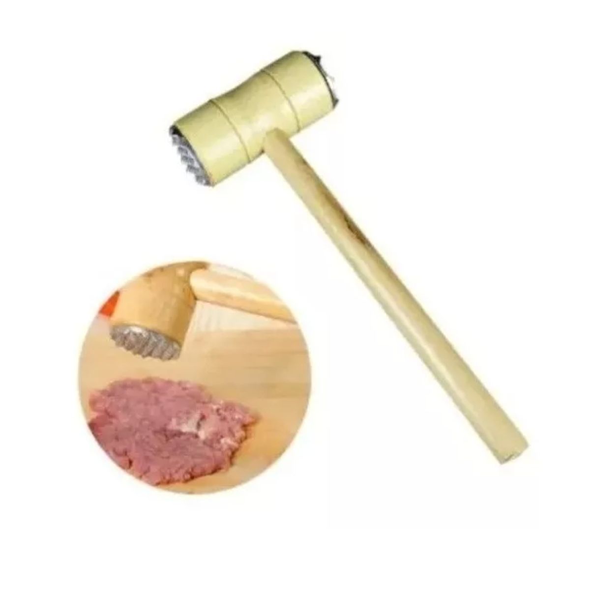 GENERICO - Martillo Cocina Mazo Ablandador De Alimentos Doble Cara