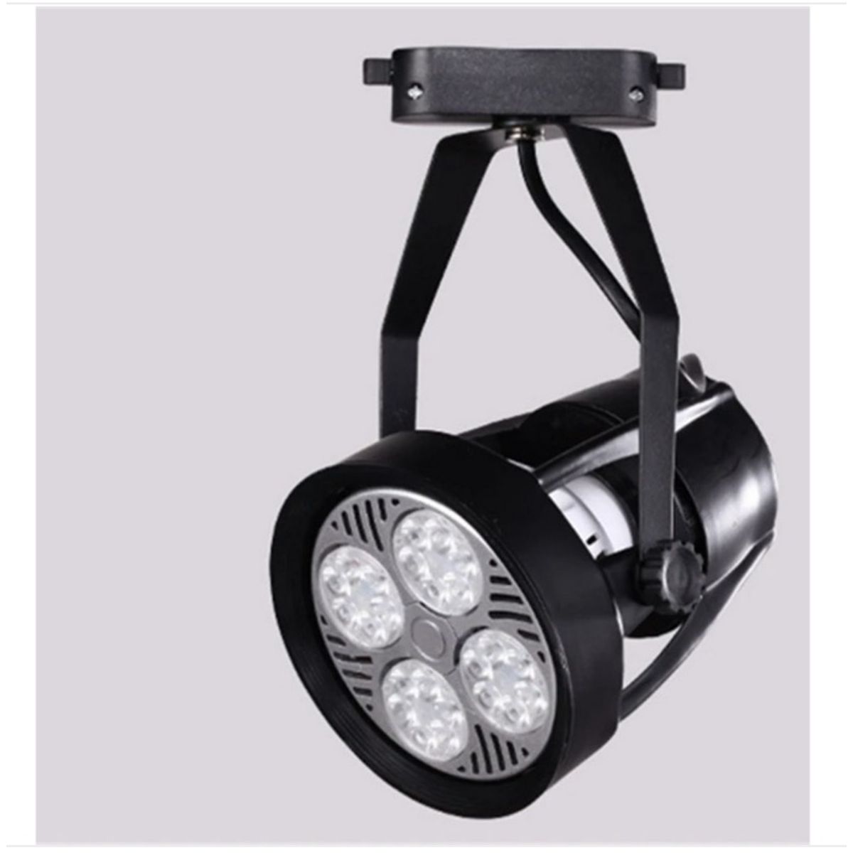 GENERICO - Foco Luz Led Exterior 3000K NEGRO
