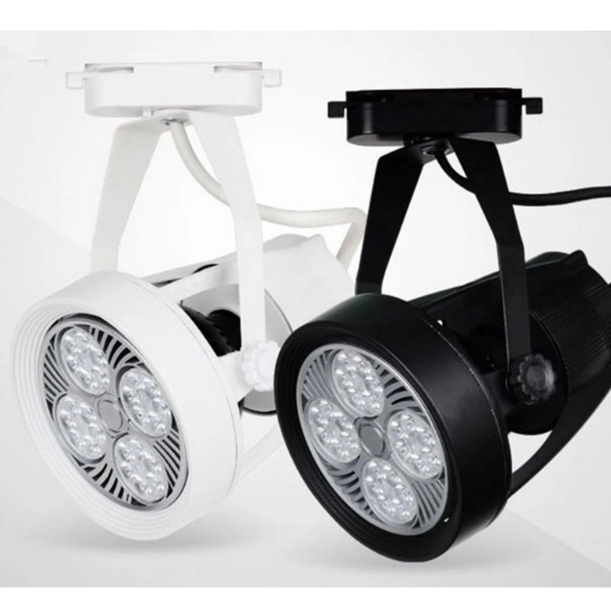 GENERICO - Foco Luz Led Exterior 3000K NEGRO