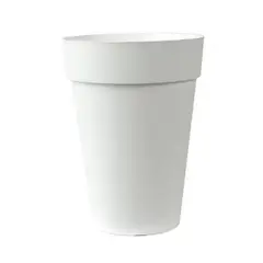EURO3PLAST - Macetero de plástico 27x36 cm color Blanco