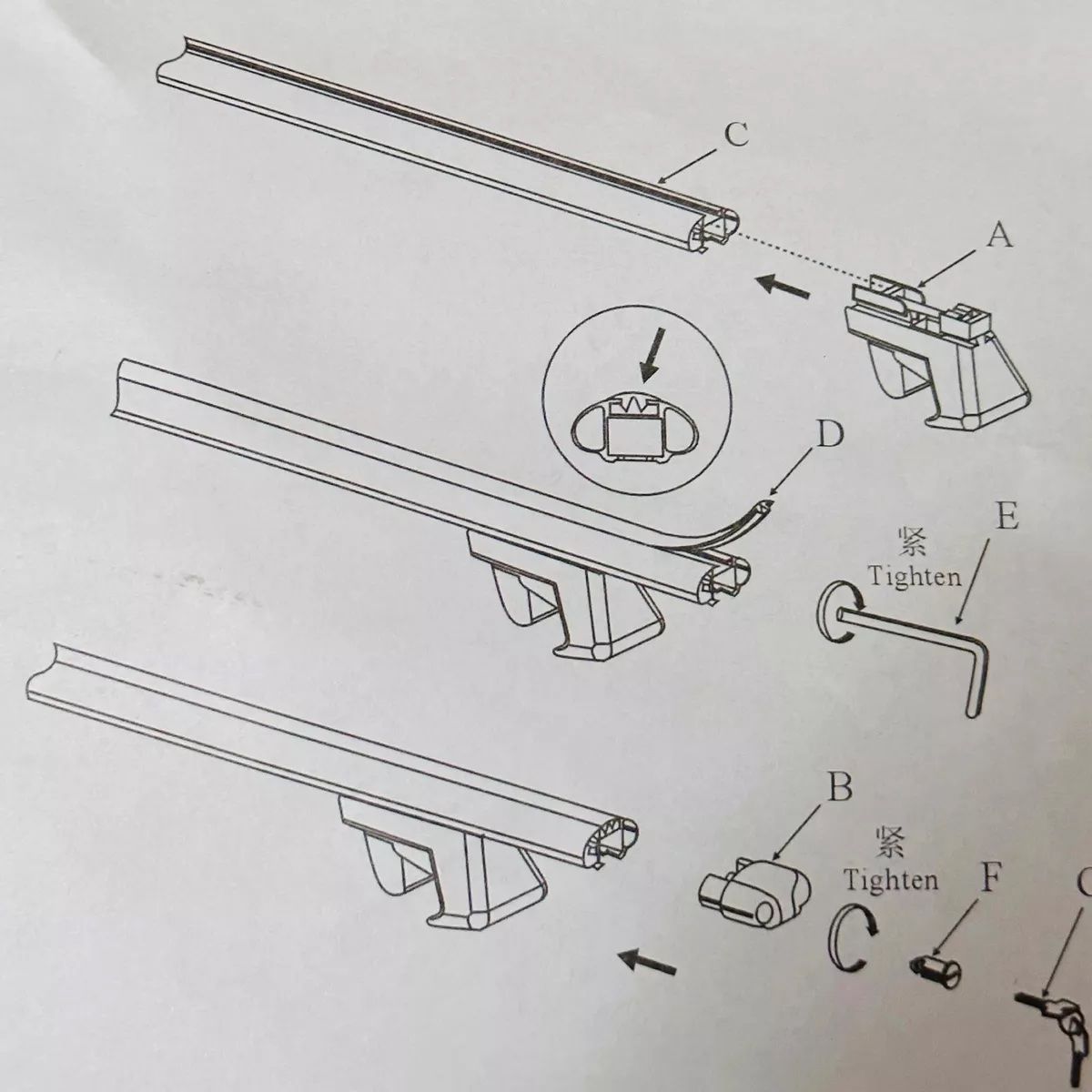 GENERICO - Barra De Techo Aluminio Porta Equipaje De Calidad Premium