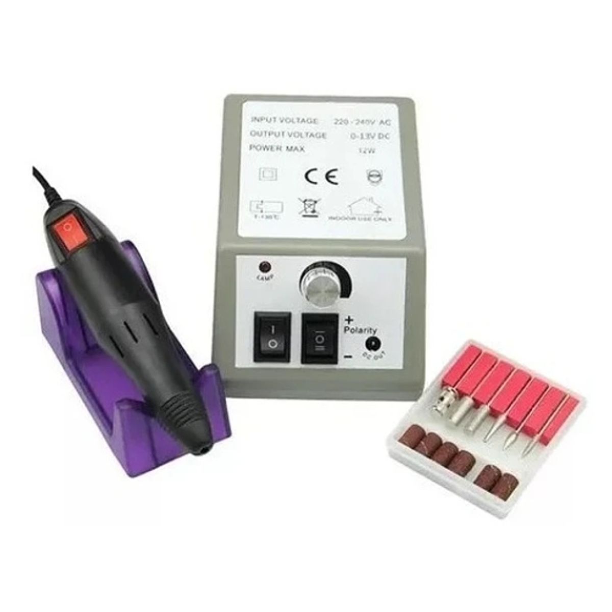 GENERICO - Set Torno Profesional Para Uñas Manicure Pedicure