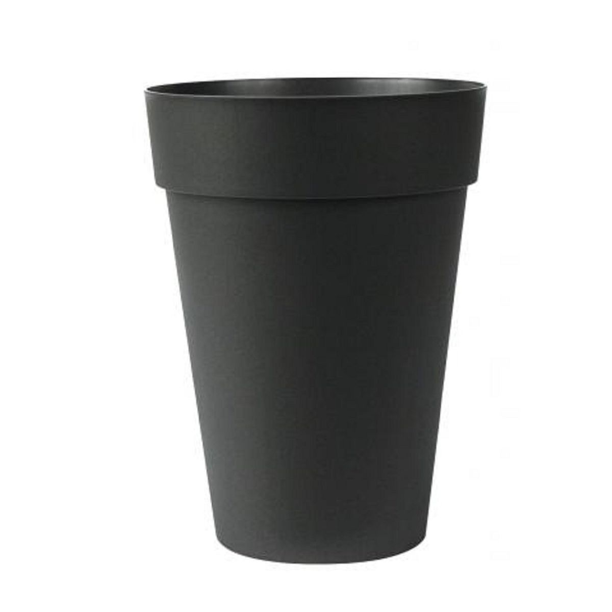 EURO3PLAST - Macetero de plástico 34x46 cm color gris antracita