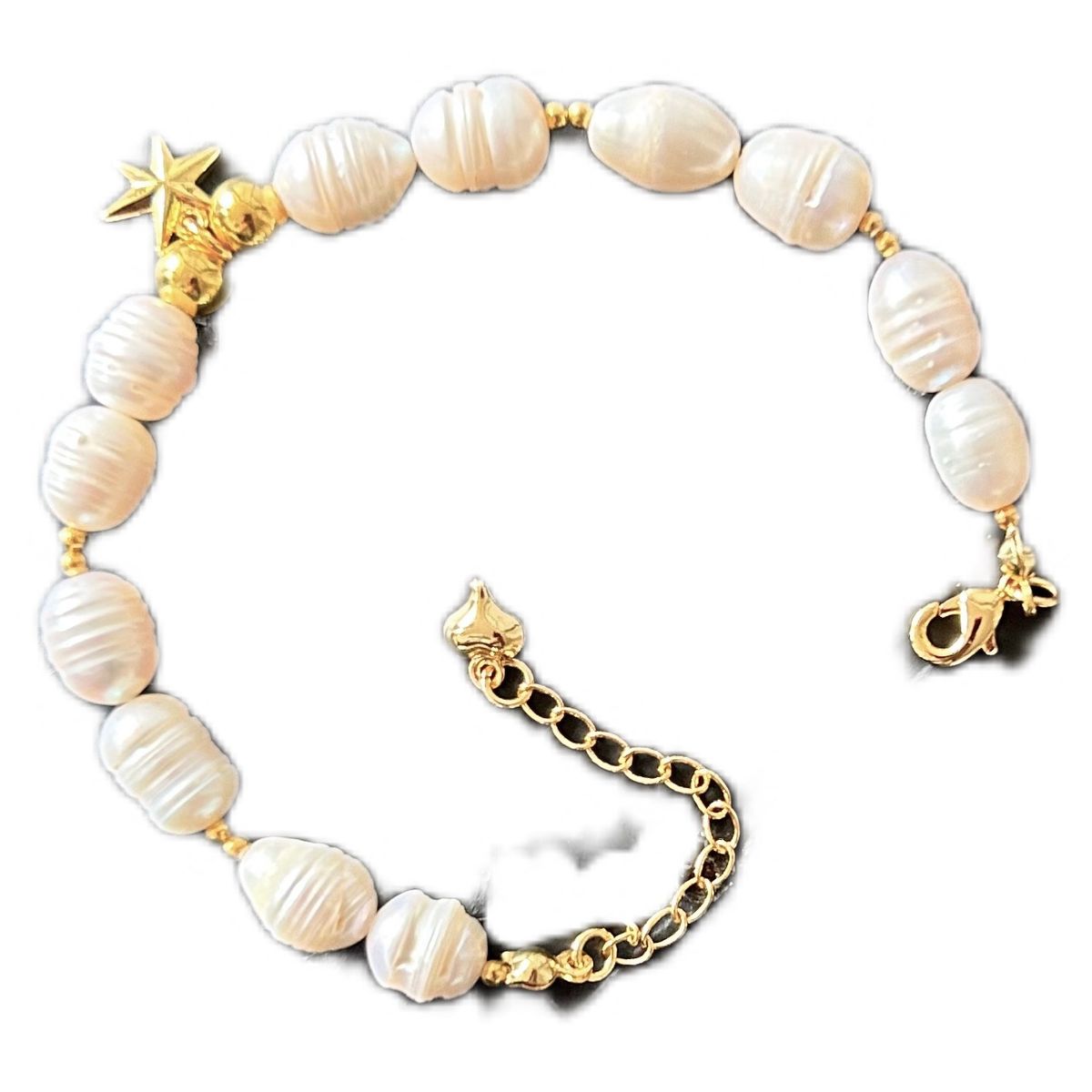 GENERICO - Pulsera perlas de rio