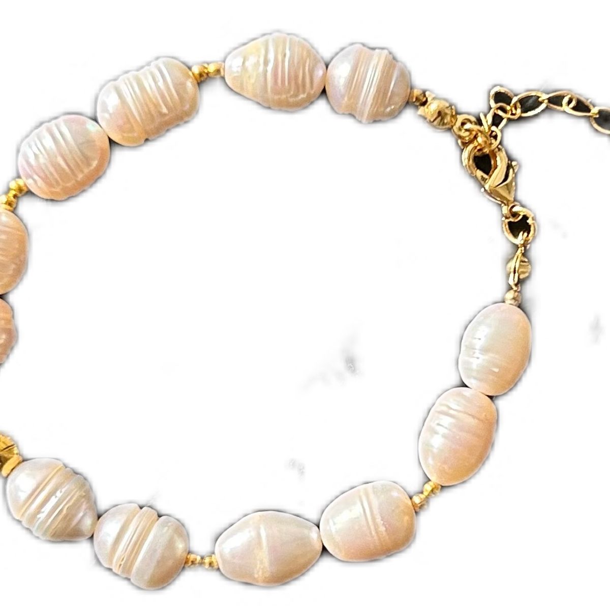 GENERICO - Pulsera perlas de rio