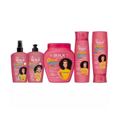 Imagen 2 del producto Línea capilar skala KIDS completa para niños y niñas con cabello rizo.