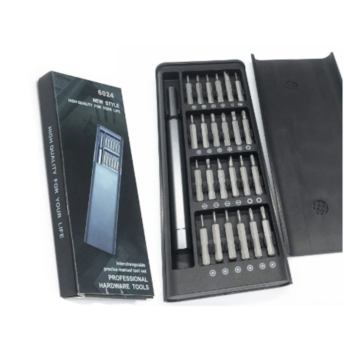 OEM - JUEGO DE DESTORNILLADORES DE PRECISION MAGNETICOS 24 EN 1