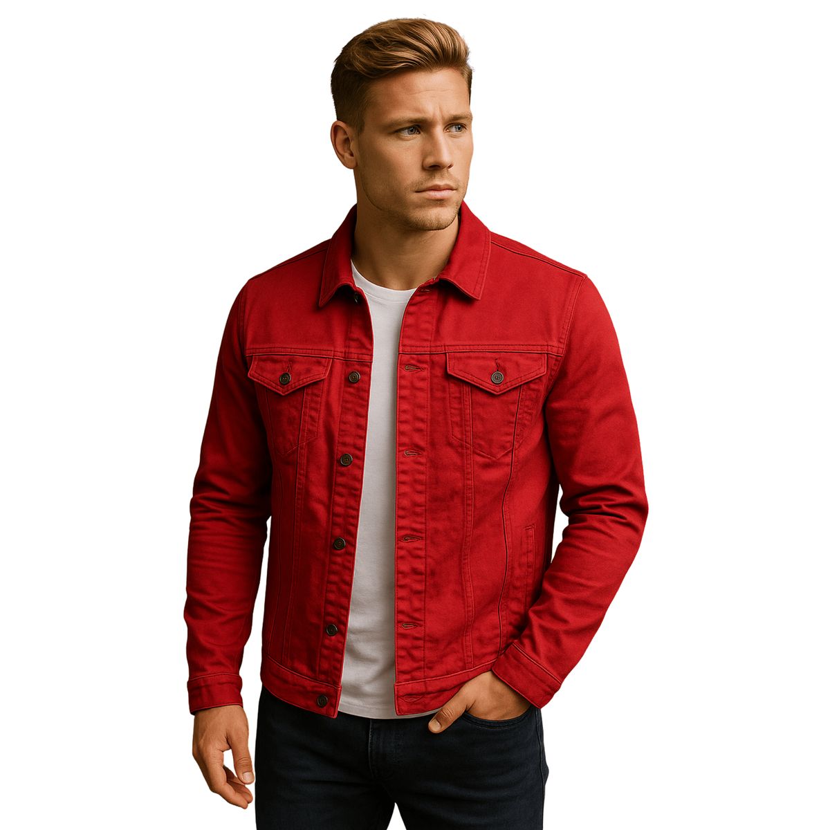 D'JOE - Chaqueta Mezclilla Colors Clasic Man Hombre