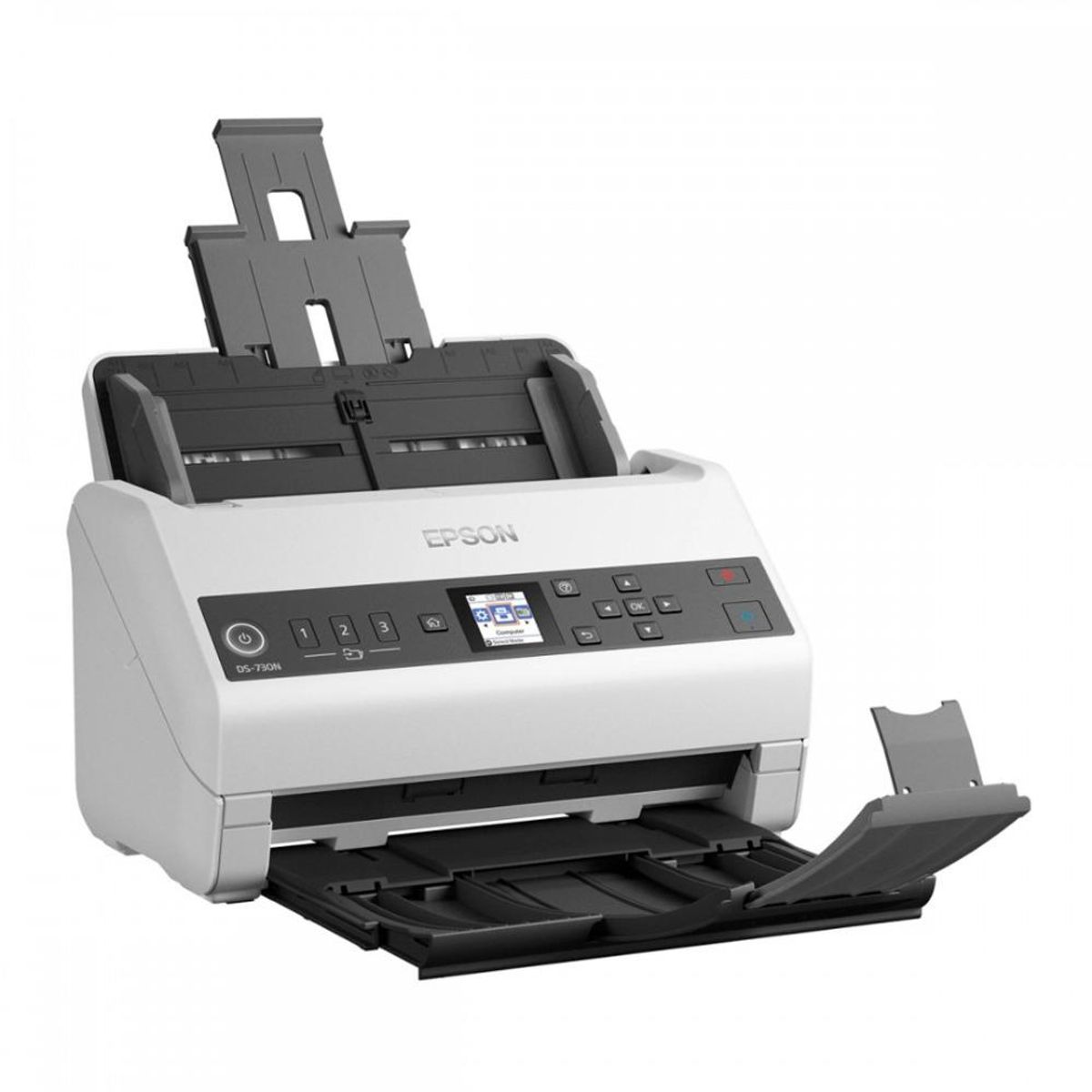 EPSON - Escáner Epson DS-730N para Documentos a Color y en Red - Blanco