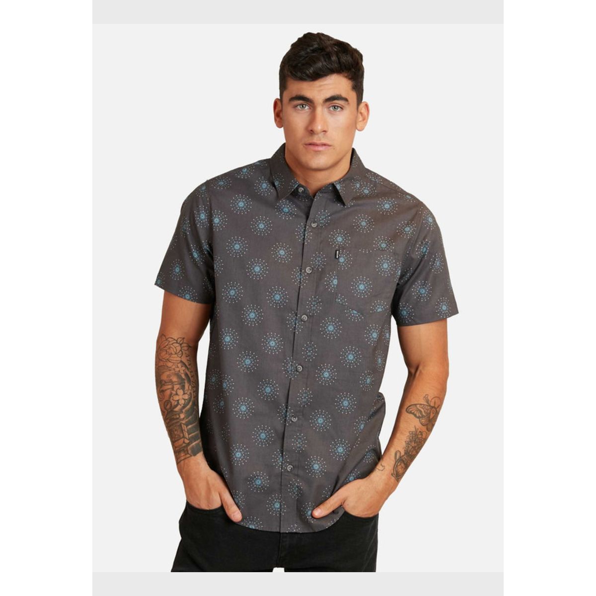 RIP CURL - Camisa M/C Multicolor Hombre Ripcurl