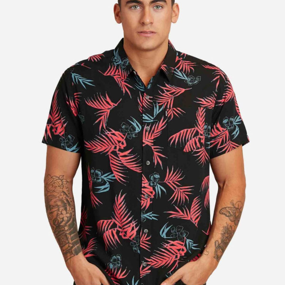 RIP CURL - Camisa M/C Multicolor Hombre Ripcurl