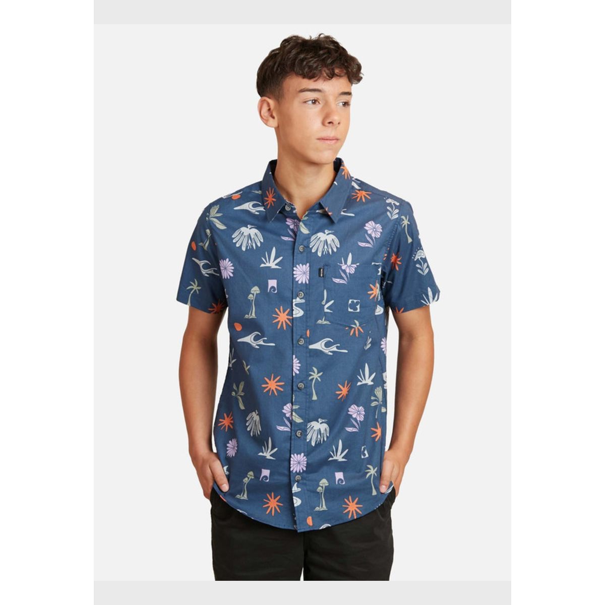 RIP CURL - Camisa M/C Multicolor Juvenil Hombre Ripcurl