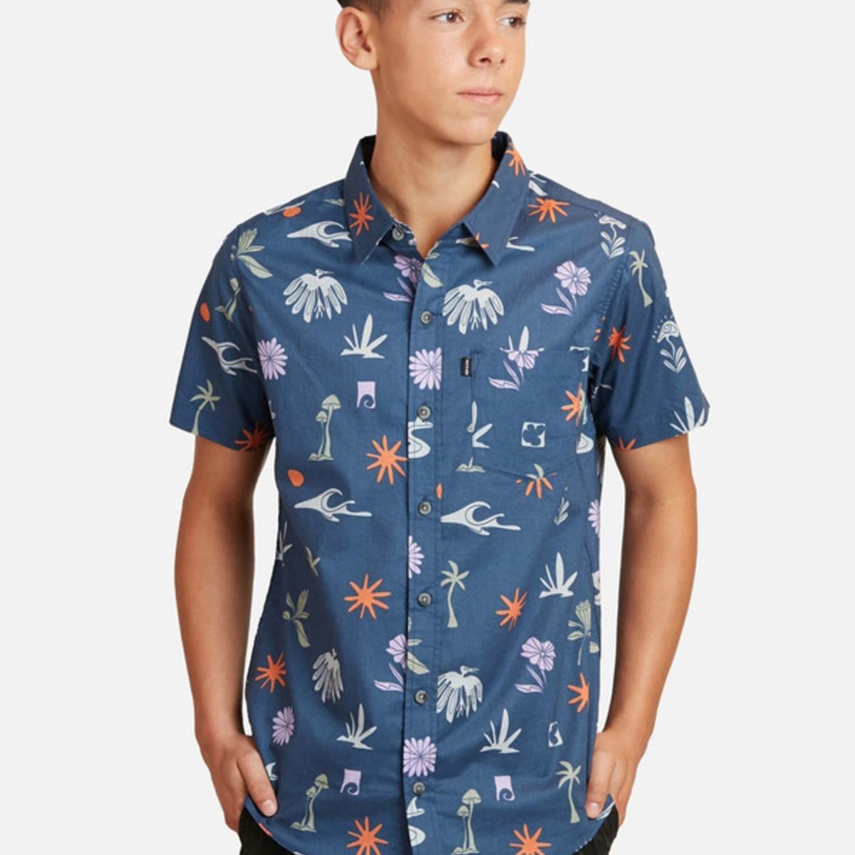 RIP CURL - Camisa M/C Multicolor Juvenil Hombre Ripcurl