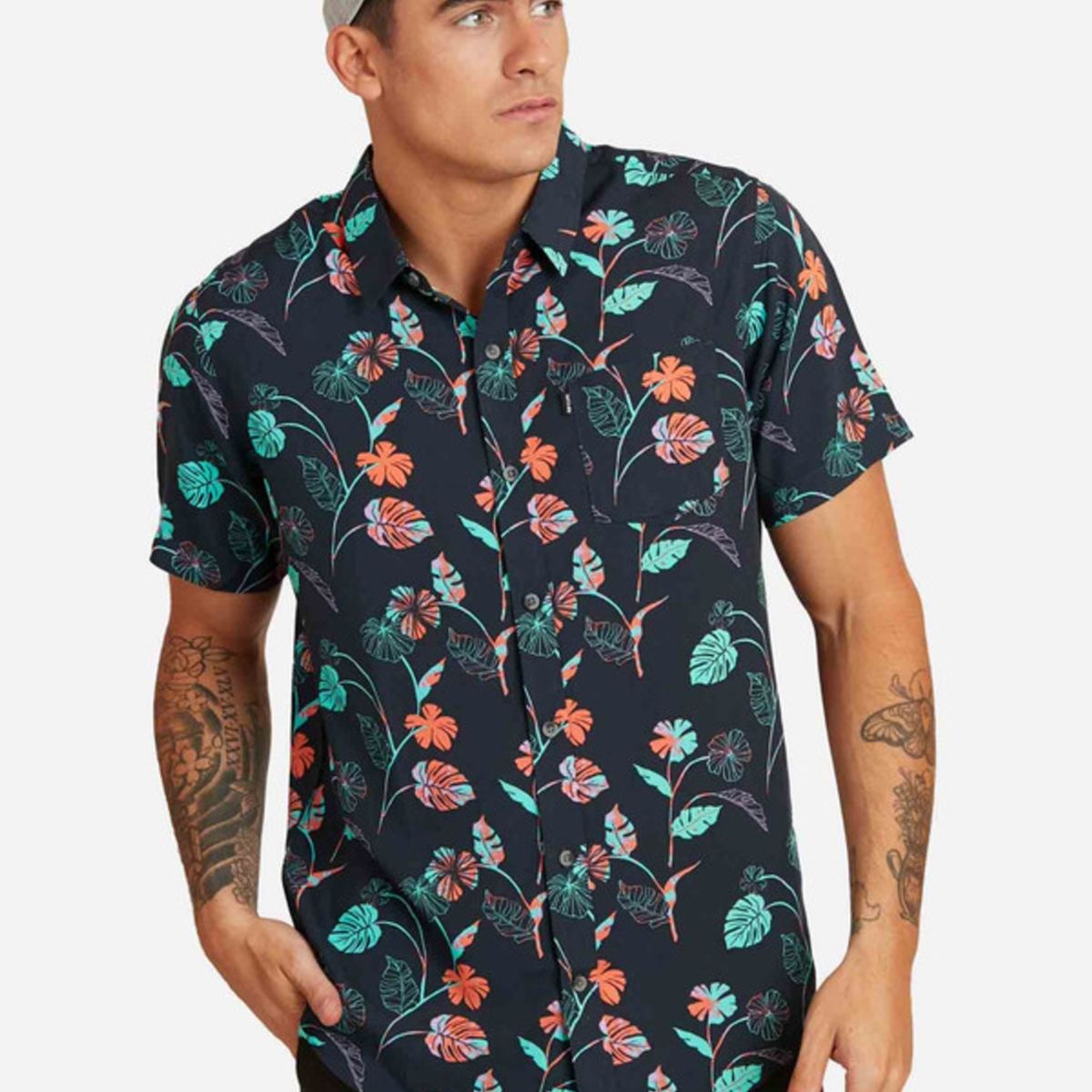 RIP CURL - Camisa M/C Multicolor Hombre Ripcurl