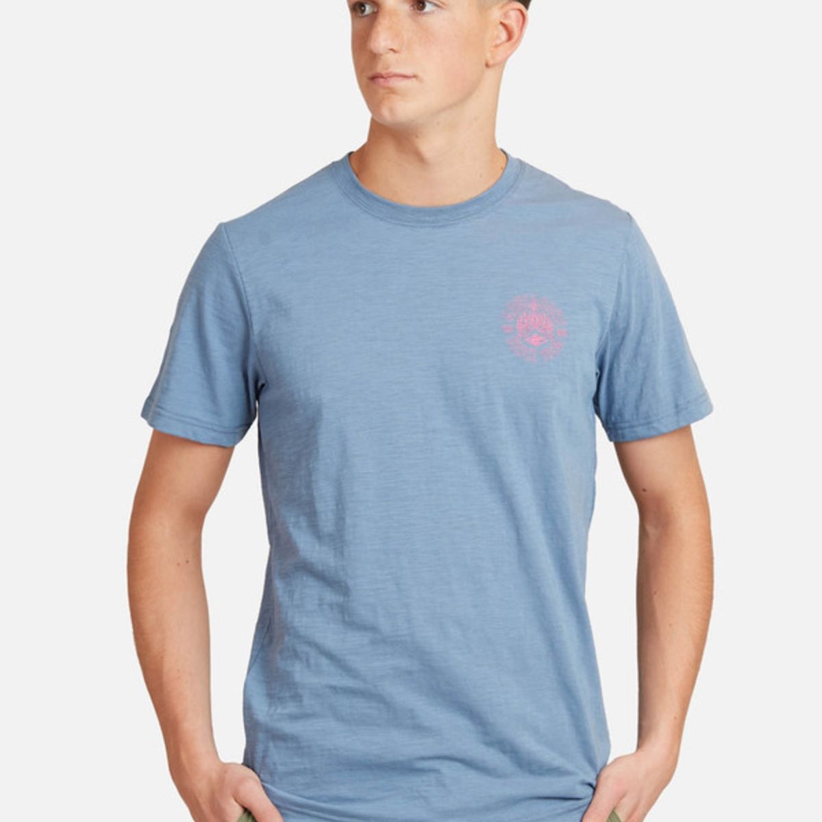 MAUI AND SONS - Polera Summer In The Waves Juvenil Hombre Azul